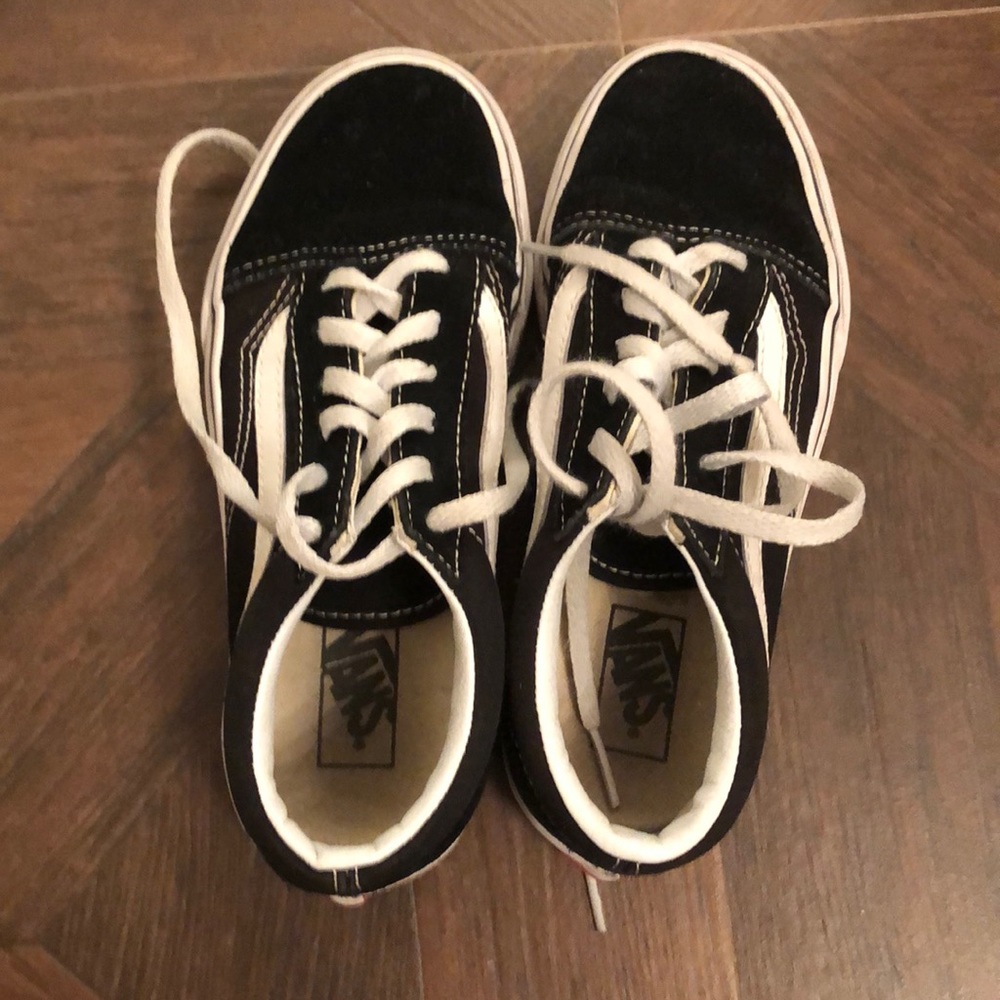 Girls Vans sneakers.